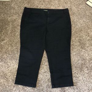 Eddie Bauer black capris
